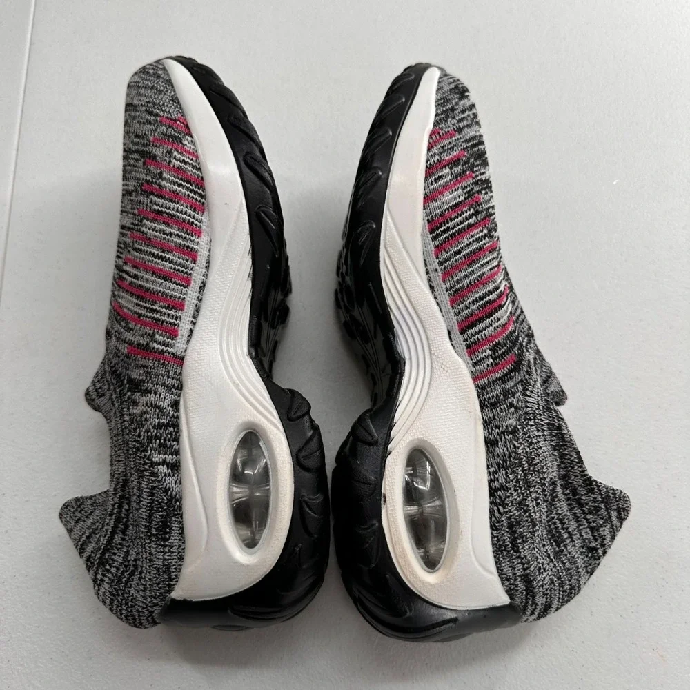 Breathable Slip-On Running Shoes Walking Air Cushion Sneakers Comfort‎ 38 or 7.5